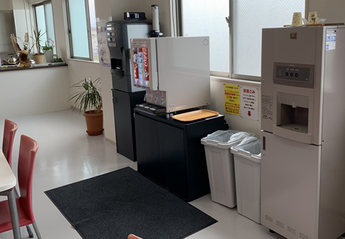 ドリンクスペース完備